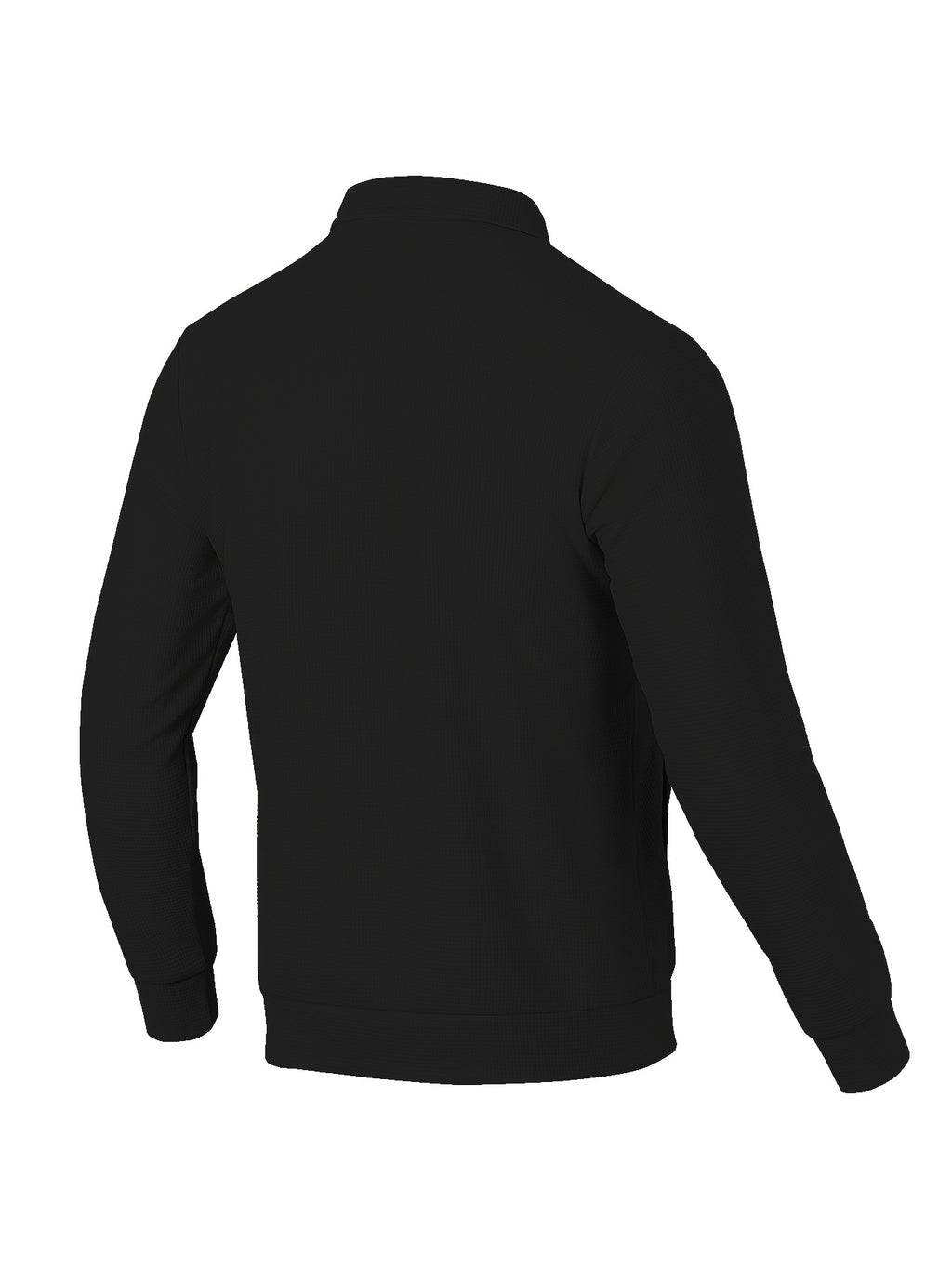 Men's 2pcs Waffle Knit Lapel Jacket, American Light Mature Casual Style, Two-Tone Textured Fabric, Vintage Amber Button Placket, Side Slant Pockets, Versatile Outerwear for Young and Middle-Aged Men for Commuting, Shopping, Outdoor Outings, and Daily - black + army green