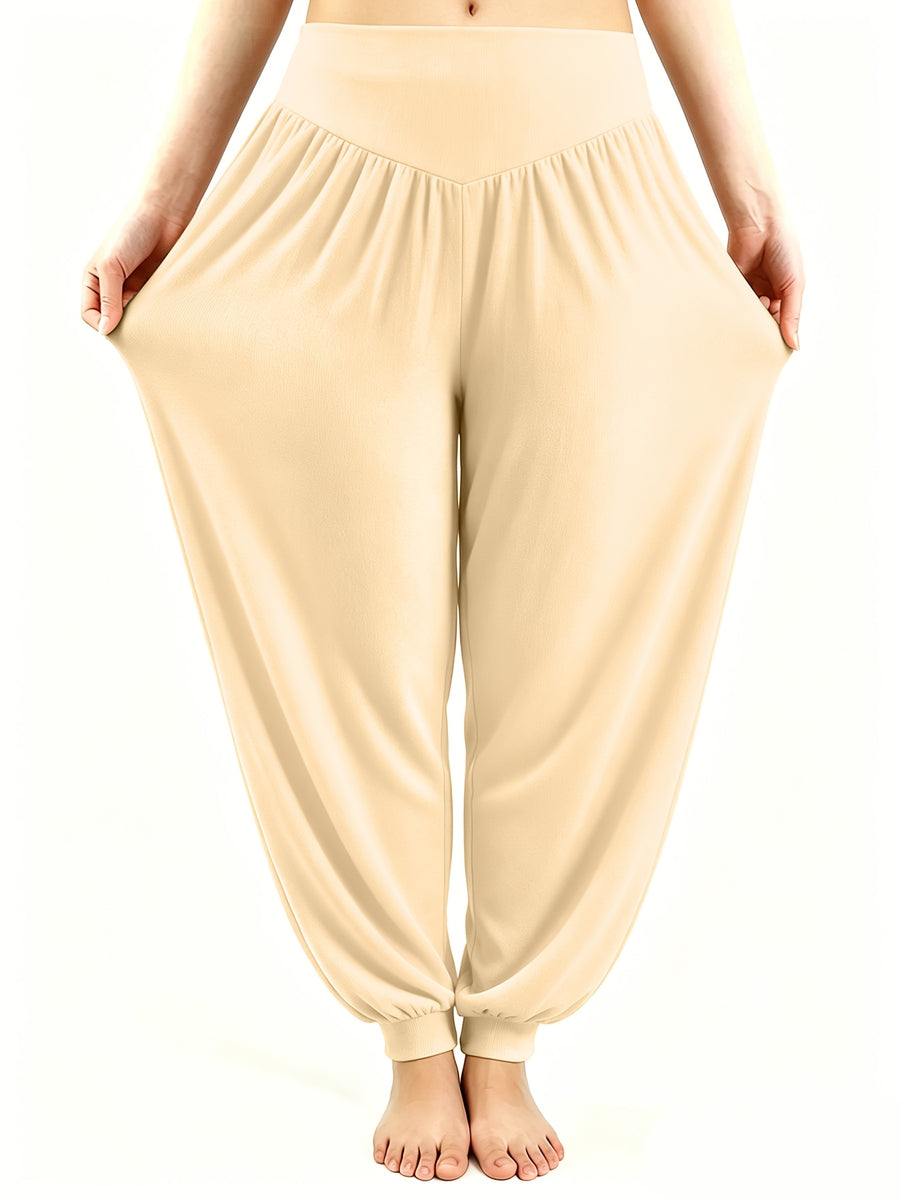 Popular Loose-Fit Casual Pants, Comfortable Women's Clothing - Off-white