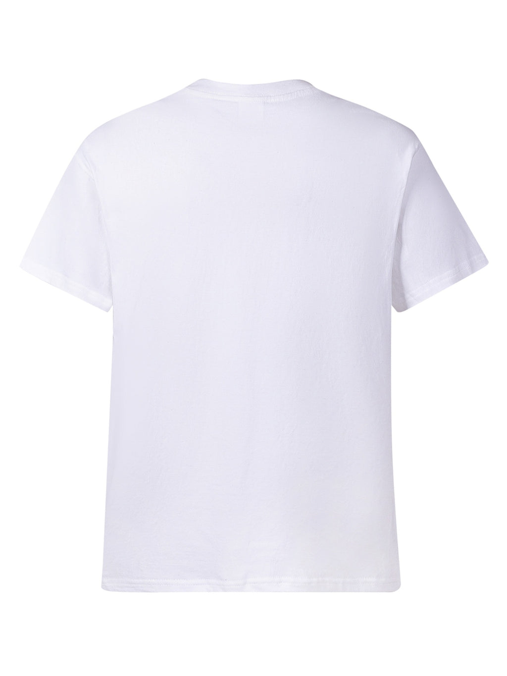 Heavyweight Men's 100% Pure Cotton Crew Neck Printed T-Shirt, a Stylish and Versatile High-Quality Top, an Essential for Daily Wear, Street Jogging, and Other Casual Outfits - White