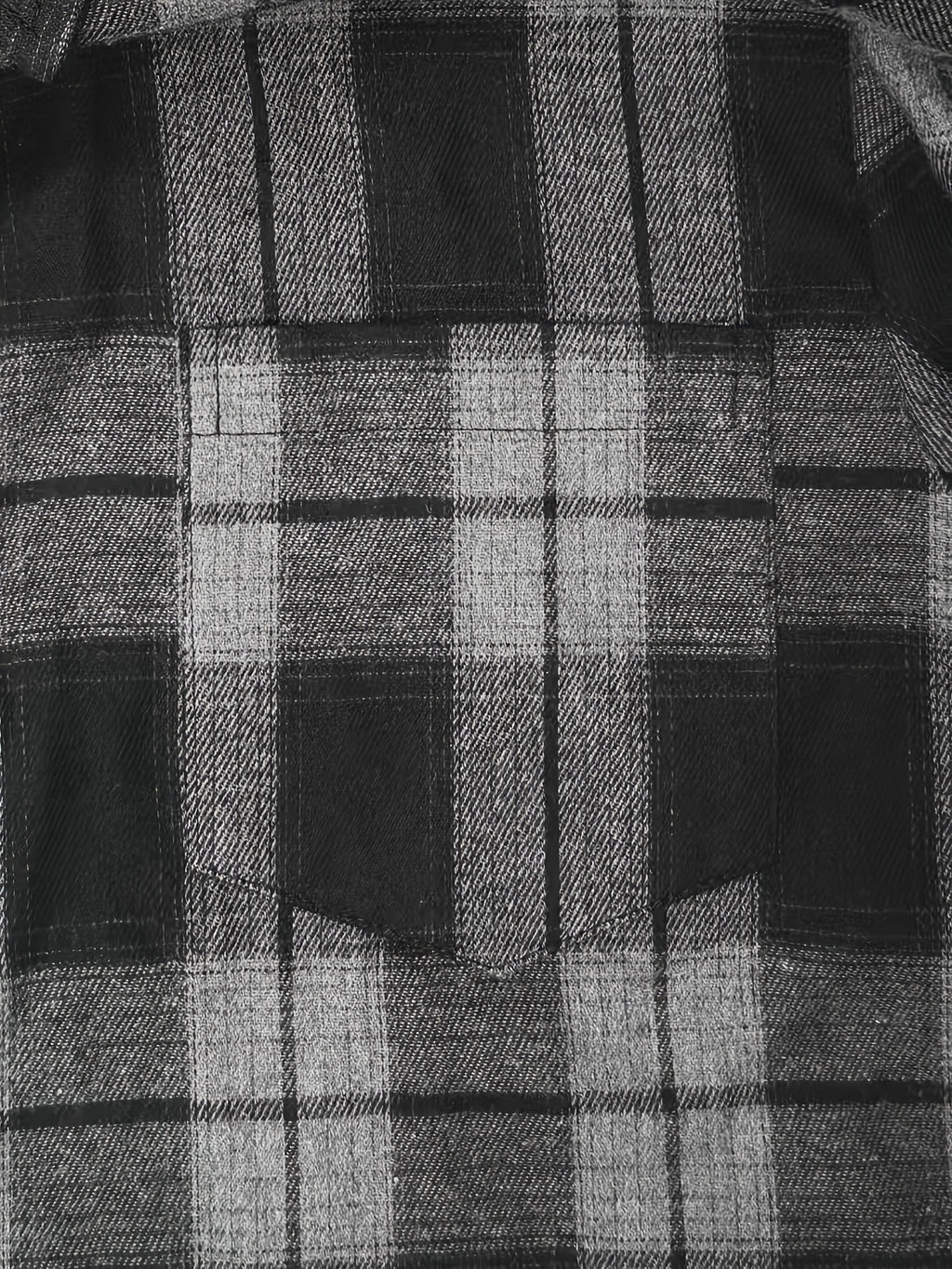 Classic Plaid Flannel Men's Shirt - Soft Long Sleeve Casual Button-Up Versatile Shirt with Pocket | Vintage Style Early Spring/Autumn Layering Piece, Soft Skin-Friendly New Autumn Vintage Plaid Commuter Versatile Top, Stylish Daily Outing Shirt - Black And Gray Grid