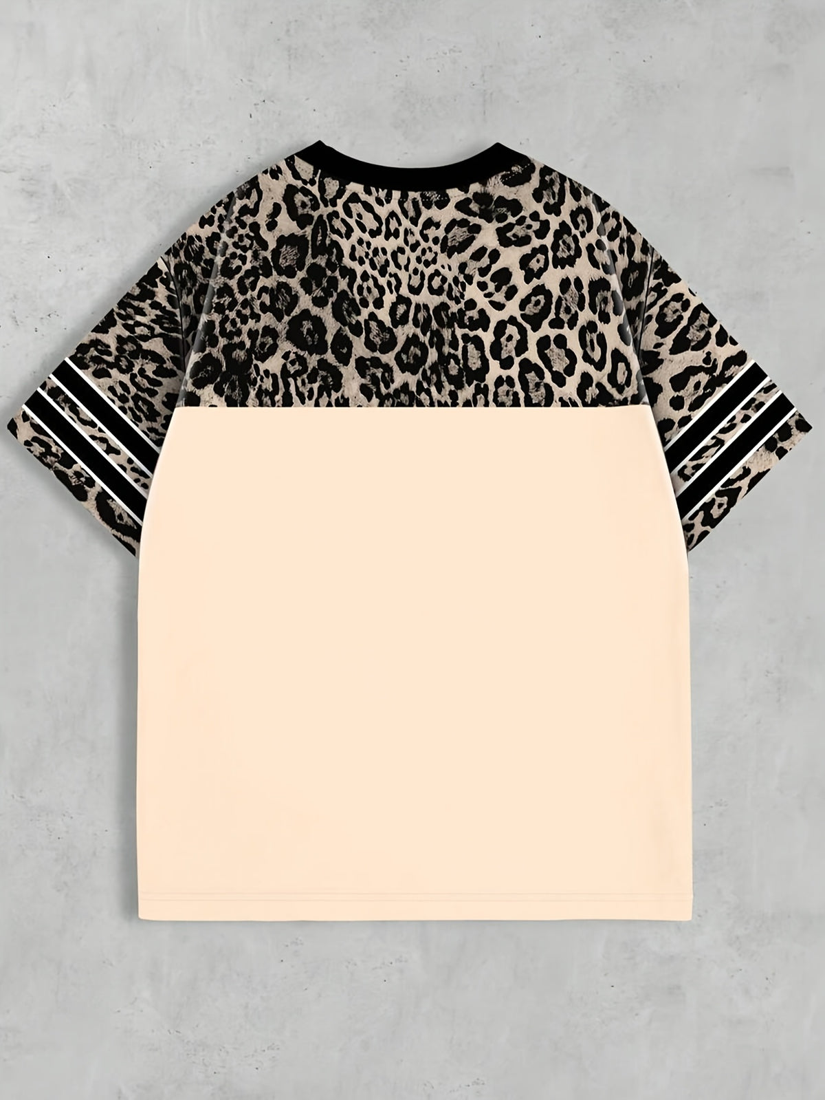 Plus Size - Plus Size - Women'S Round Neck Printed Jersey T-Shirt - Round Neck Casual Top - Lightweight Jersey T-Shirt Suitable for All Seasons - Coffee Color