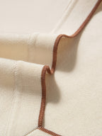 Men'S Casual Sportswear Sweater, Knitwear Summer New Men'S Casual V-Neck Pullover Short-Sleeved T-Shirt Middle-Aged Solid Color Knit T-Shirt Half-Sleeve Top - Beige Apricot