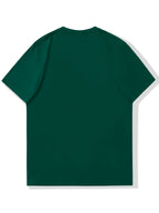 Men'S Original Parts Vintage Pattern Summer Casual Round Neck Short Sleeve T-Shirt - Dark Green
