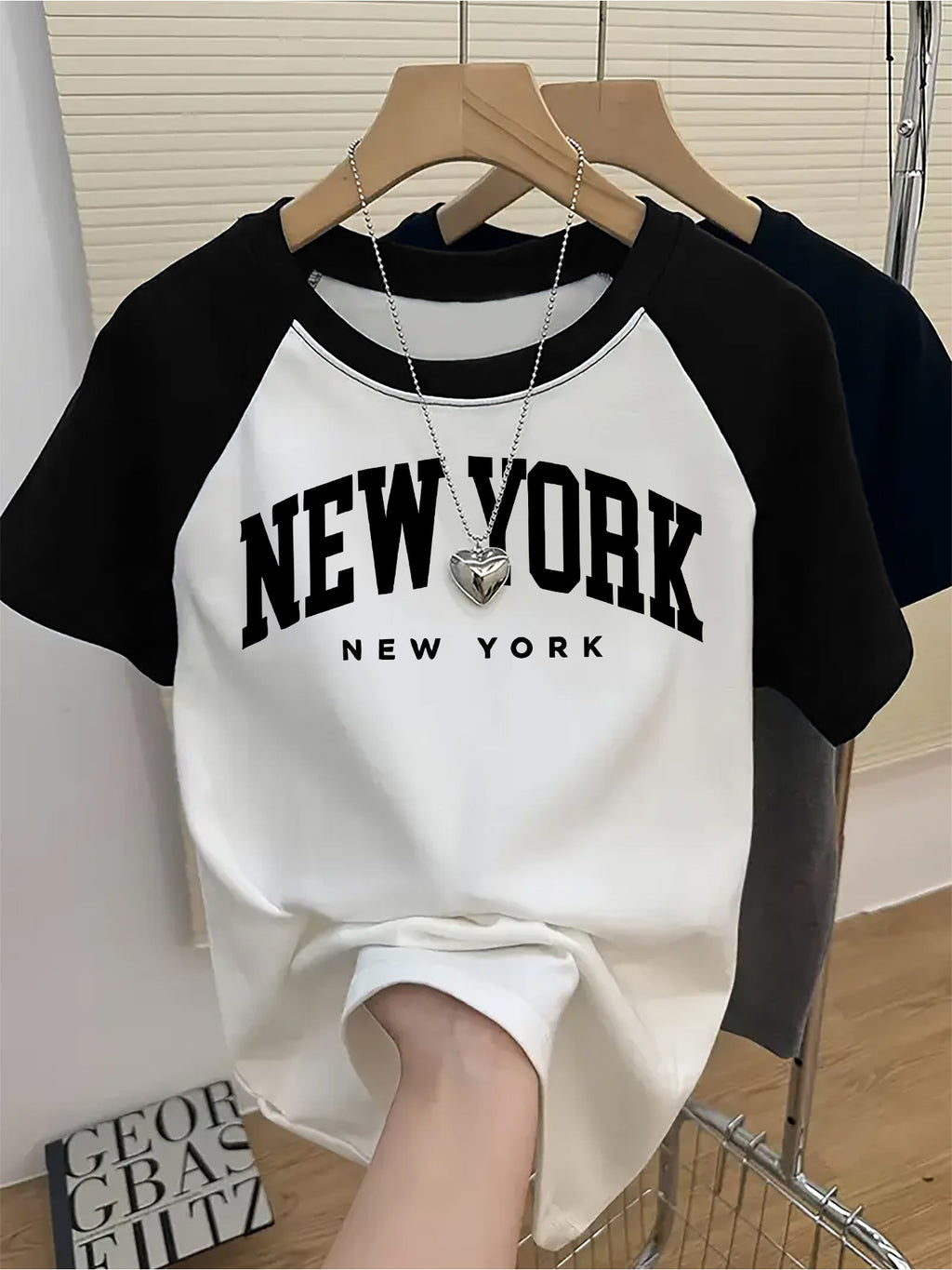 Graphic Print T-Shirt, Short Sleeve Crew Neck Casual Top for Summer & Spring, Women'S Clothing - Mixed colors
