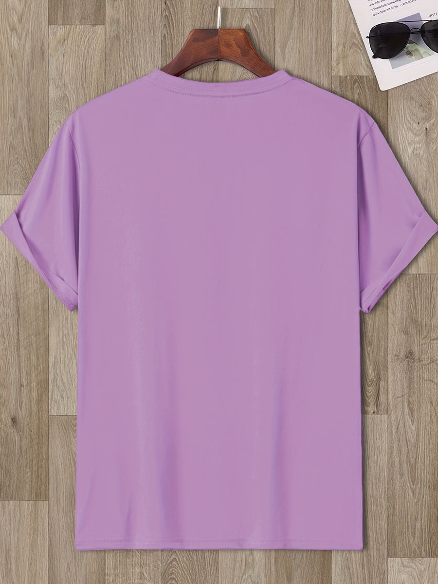 Chicago Speed 93 Fearless Men'S Round Neck T-Shirt -- Lifestyle And Performance Inspired - Purple