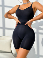 A Fashion Strapless Bodycon Jumpsuit That Cinches the Waist, Lifts the Hips, and Accentuates the Figure - Black