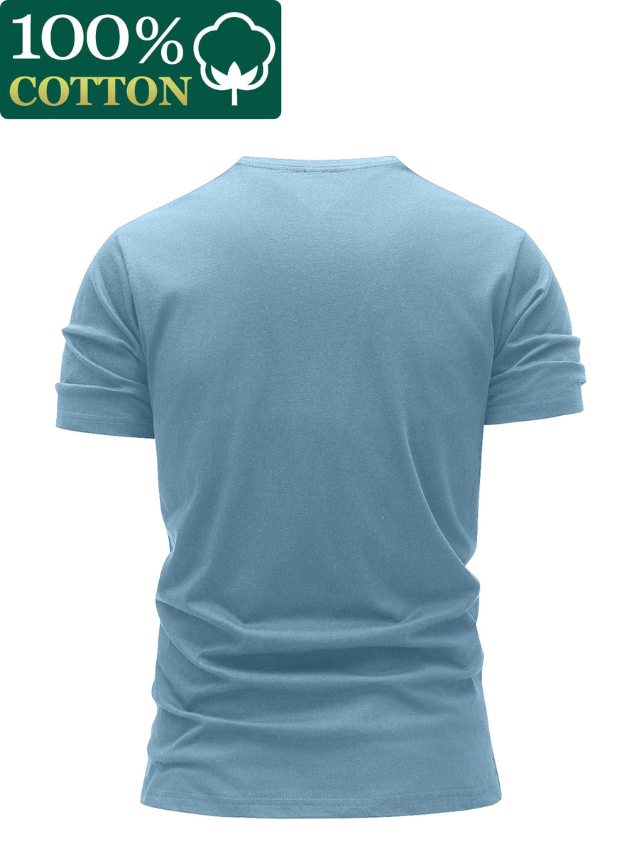 Men'S Casual Sports Two-Piece Set T-Shirt, Breathable And Sweat-Absorbing Short Sleeves, Available in Multiple Colors for a Cool Summer Outfit, Sweat-Resistant - Combination Color 5