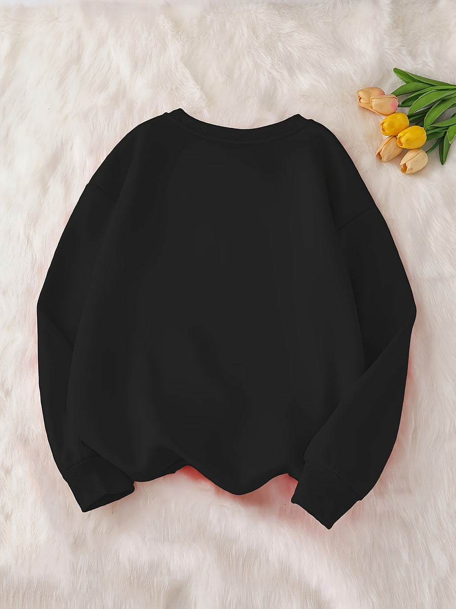 Lounge Style Minimalist Casual Fashion Small Batch Long Sleeve Top - Black