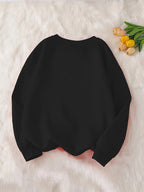Lounge Style Minimalist Casual Fashion Small Batch Long Sleeve Top - Black
