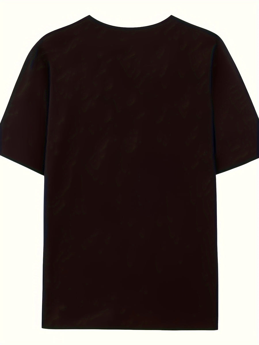Women'S Short-Sleeved T-Shirt Loose Version Short T Summer Korean Version Plus Size Middle-Aged Woman Half-Sleeve Women'S Versatile Black Plus Plus Size Round Neck Top Printed T-Shirt Women'S Popular Slim Fit T-Shirt Thin Base Shirt Tide - Black