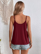 Women'S Casual Fashion Vest - Burgundy