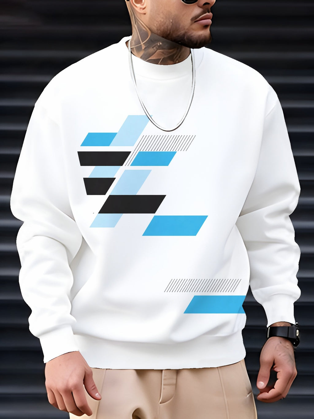 Men'S Autumn Winter New Long Sleeve Sweatshirt Men'S Casual Trendy Brand Men'S Round Neck Sweatshirt - Mixed colors