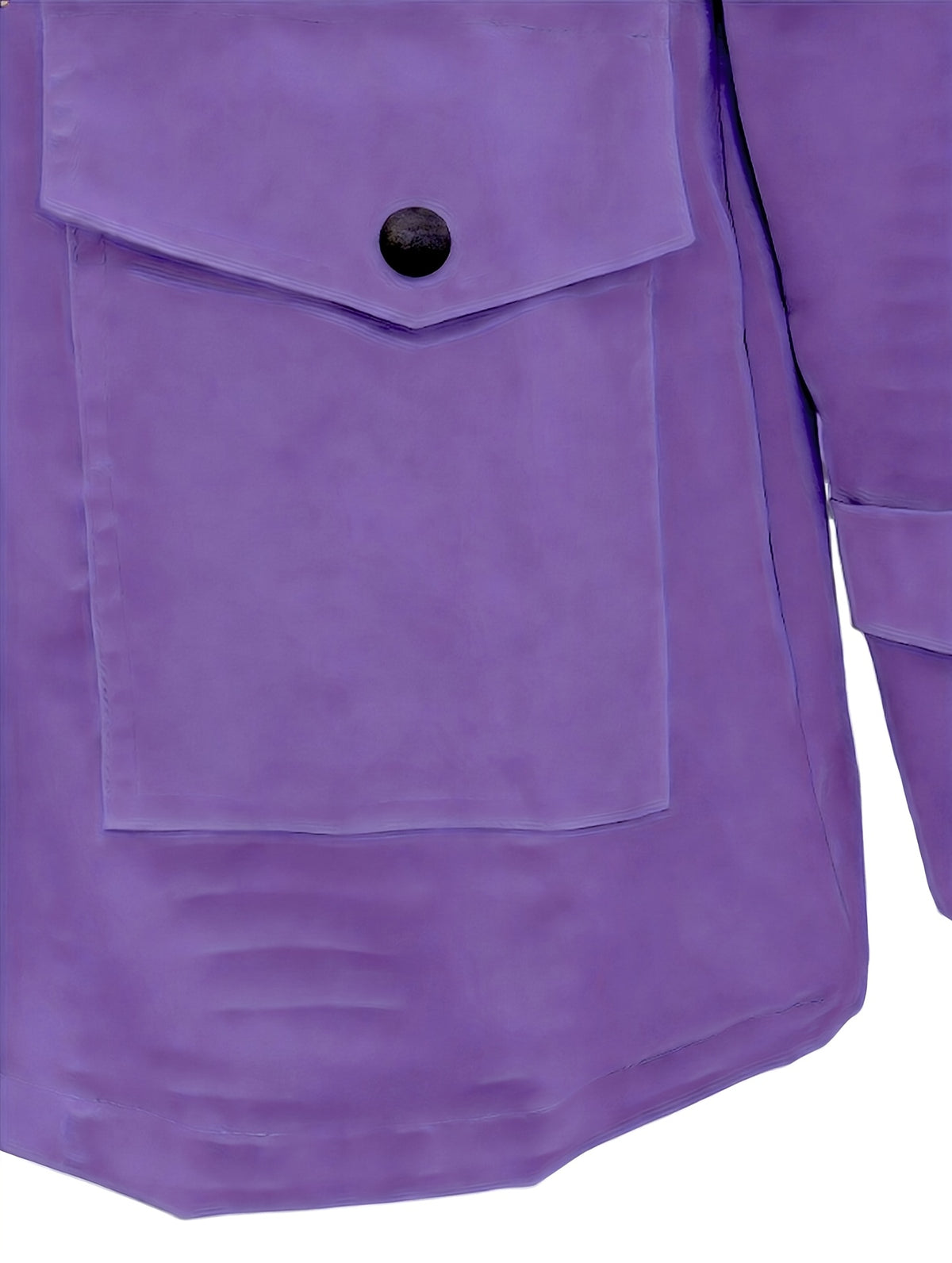 Women's Hooded Autumn/Winter Trench Coat - Purple