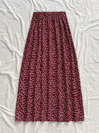 Item No.: ZD1127244 Spring/Summer Women's Simple, Fashionable, Casual, and Versatile Skirt - Brick Red
