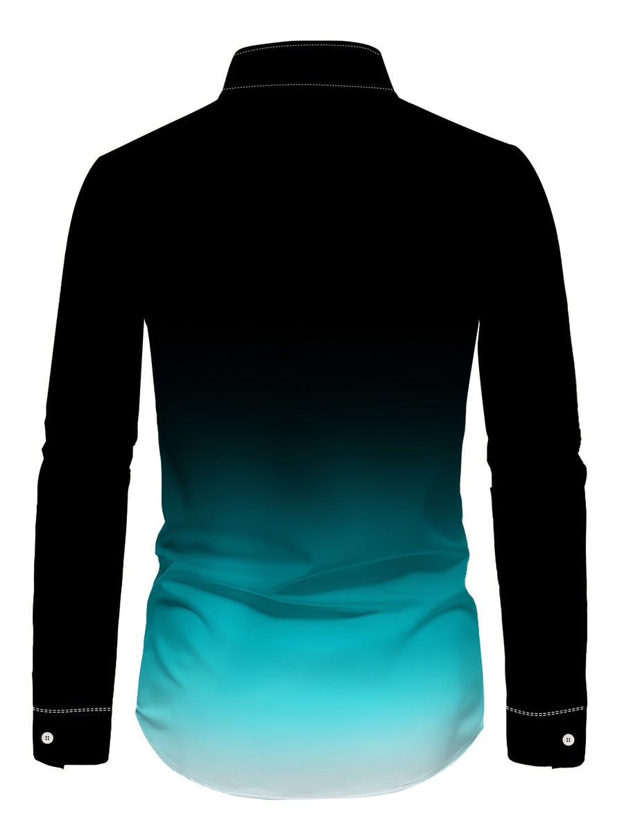 [Printed Design - Not Textured] Men's Casual Long-Sleeve Shirt, a Fitted Garment More Suitable for Commuting Outfits, a Shirt Ideal for Gifting to Friends, with a Clean and Polished Commuting Style, Available in Multiple Colors - Mixed colors