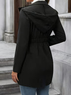 Spring and Autumn Elegant Casual Jacket Outerwear - Black