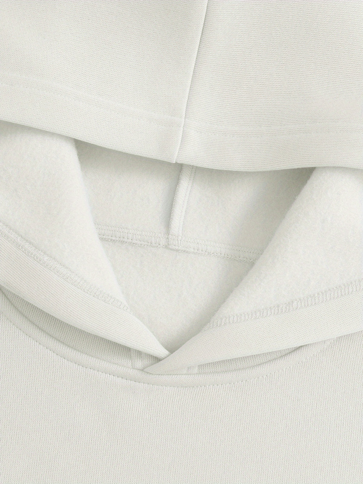 D92 - Loose Fit Hooded Sweatshirt, Fashionable and Versatile "Patience" Letter Graphic Print Hoodie, Spring and Autumn, Women's Apparel L16284 - White