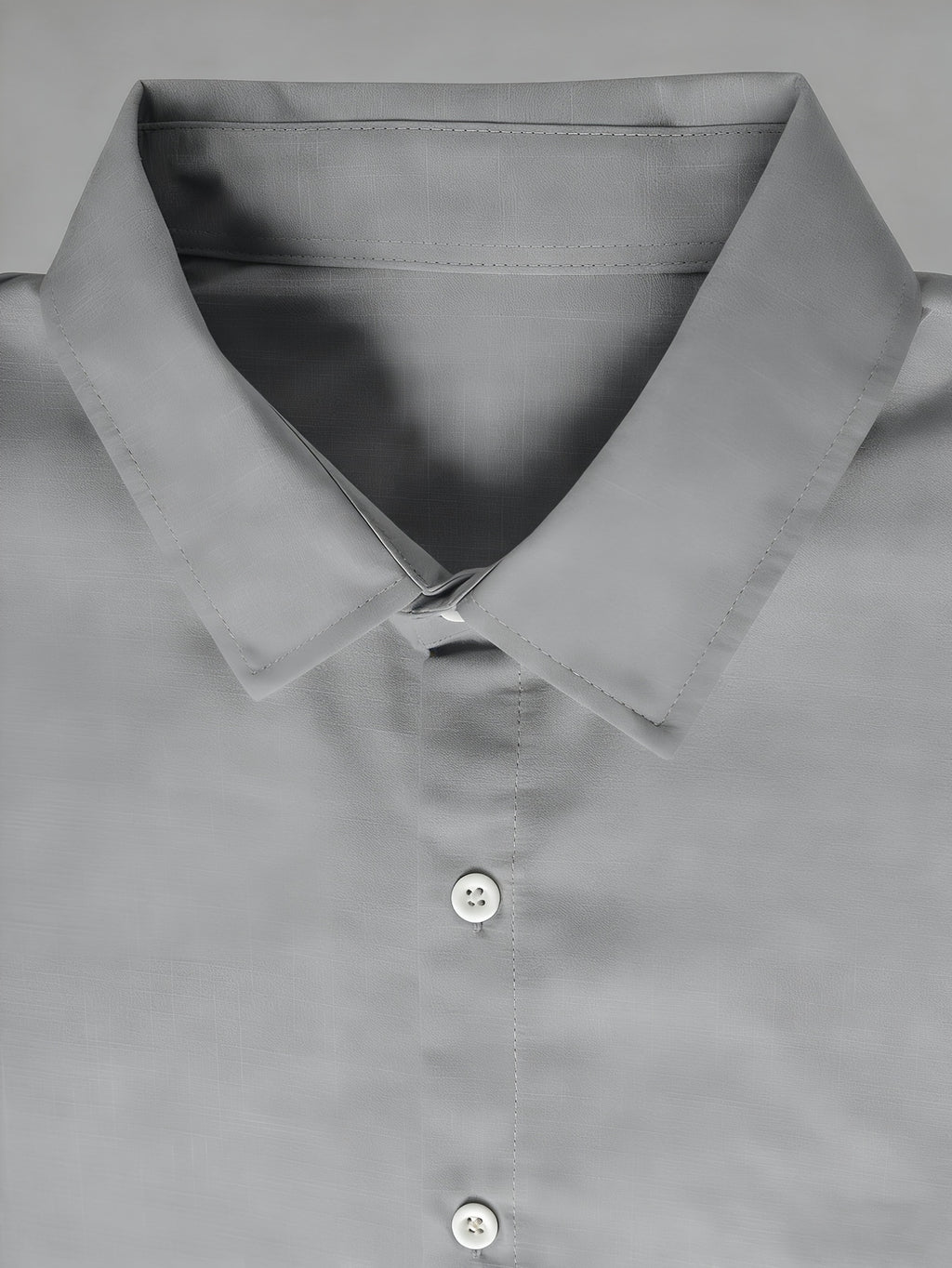 Men'S 100% Casual Collar Button-Up Shirt 3pcs Set, Skin-Friendly, Soft, Breathable Fabric, Island Vacation Style, All-Match Casual Wear, Comfortable Texture, Casual Style for Men, Multiple Colors Available, Great Gift for Boyfriend Or Husband - Gray+Khaki+Black