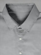 Men'S 100% Casual Collar Button-Up Shirt 3pcs Set, Skin-Friendly, Soft, Breathable Fabric, Island Vacation Style, All-Match Casual Wear, Comfortable Texture, Casual Style for Men, Multiple Colors Available, Great Gift for Boyfriend Or Husband - Gray+Khaki+Black