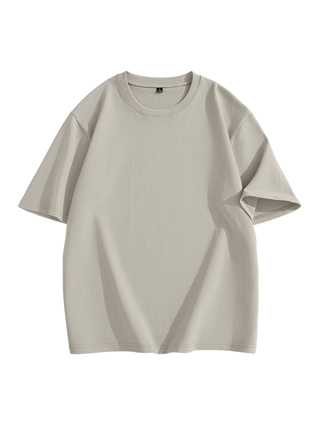 JEEP Men'S 100% Short Sleeve T-Shirt, Casual Fashion Comfort Sports Tee for Summer - 【Light Grey】