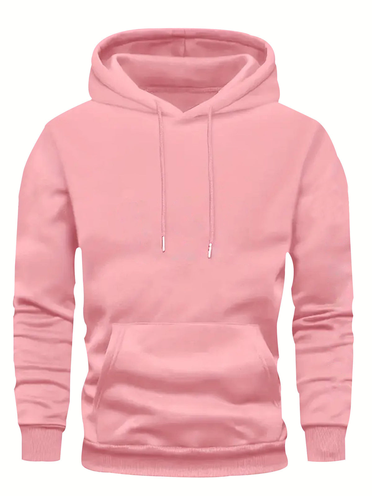 Men's Street-Style Cool Gradient Bear Symbol Hooded Sweatshirt, Featuring a Graffiti Bear Personality Print, Embodying American Street Fashion Culture, an Exclusive Item for Trendsetters! This Men's Hooded Sweatshirt Is Made from Selected - pink