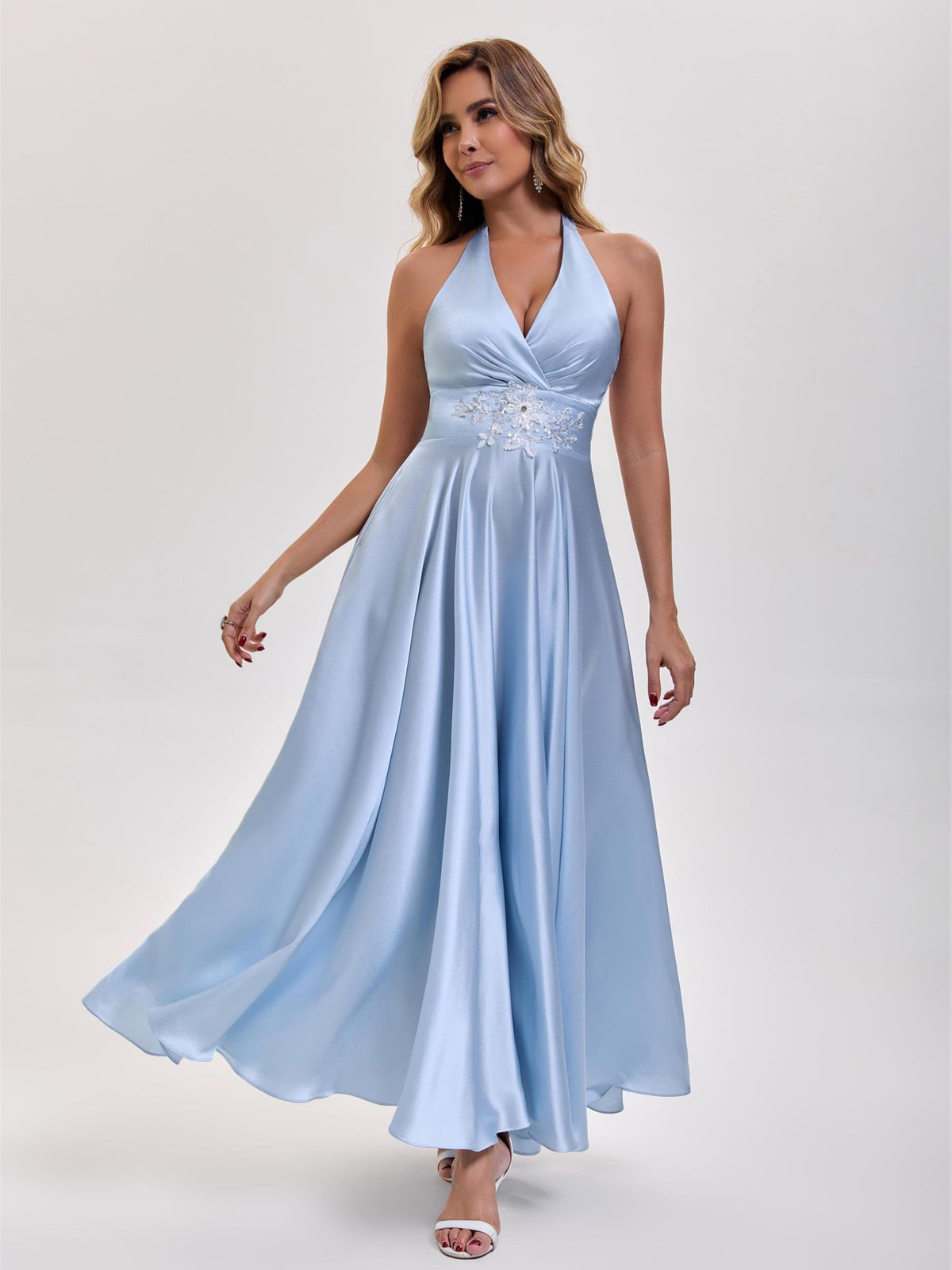 Evening Gowns, Bridesmaid Dresses, Adult Gowns, Wedding Gowns, Cocktail Dresses, Ball Gowns, Birthday Party Dresses - Powder blue