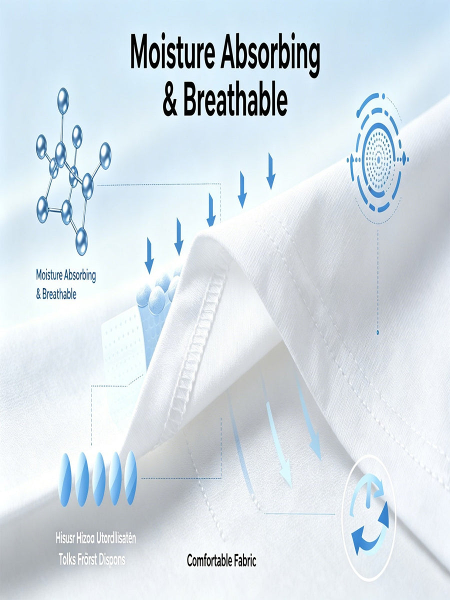 New Summer Cartoon Men's Casual Sport Fitness Pure Cotton Short-Sleeve Shirt, Moisture-Wicking and Sweat-Absorbing, Comfortable for Casual Streetwear and Outdoor Sports Fitness - White