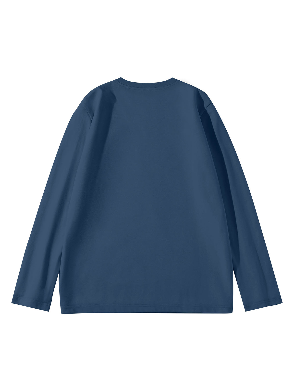 Mùshān Snow Selected Paul Frank Pure Breathable Spring And Autumn Men'S Long Sleeve T-Shirt - Haze Blue