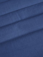 Men'S Casual Faux Linen Stand Collar Long Sleeve Shirt, Breathable And Comfortable Fabric, Suitable for Daily Wear, Travel, And Beach Vacations, Machine Washable Regular Fit, Easy Letter Print Design, Fashionable And Versatile Top, Ideal Gift - Navy Color
