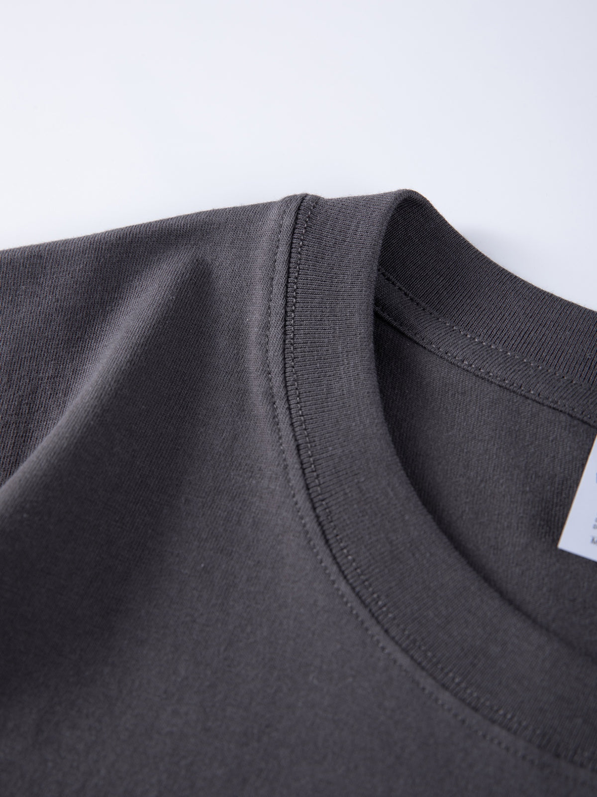 Heavyweight Men's 100% Pure Cotton Crew Neck Printed T-Shirt, a Stylish and Versatile High-Quality Top, an Essential for Daily Wear, Street Jogging, and Other Casual Outfits - Grey