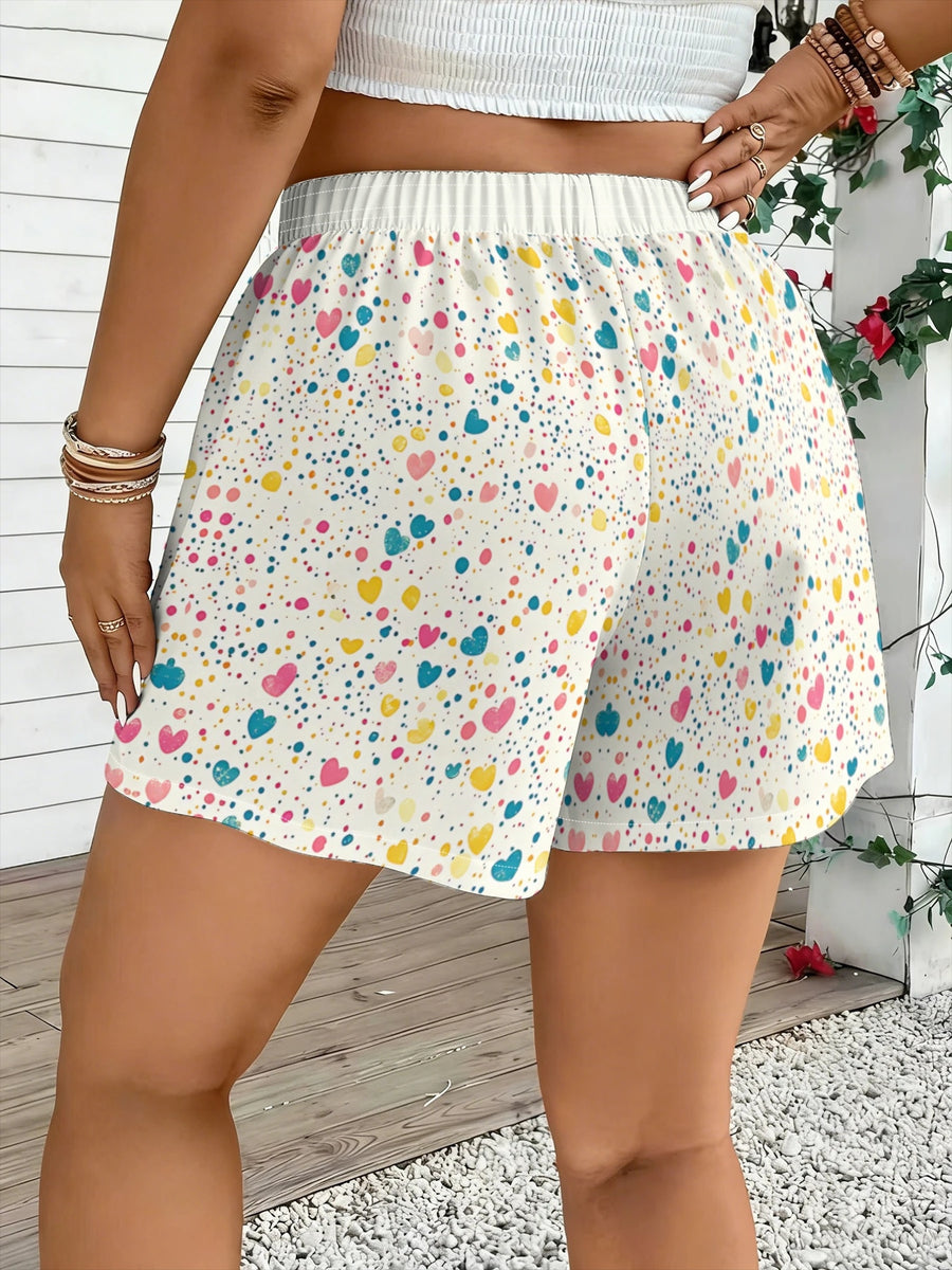 Women's Standard Size Digital Print Shorts - [Printed Design – Not Textured], Drawstring Design Women's Shorts, Beach Shorts Swim Trunks, Casual Fashionable and Versatile - Comfortable and Breathable Fabric for and S, Shorts Specially Designed - Mixed colors