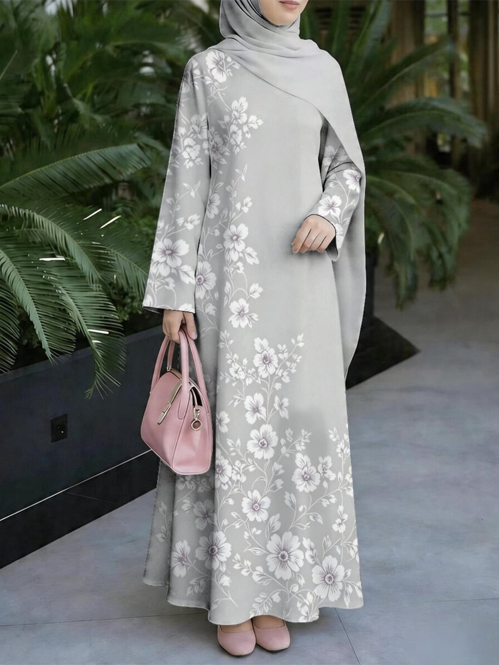New 2026 Special Collection, Muslim Robe Style, Muslim Women'S Long Dress, Middle Eastern Traditional Cultural Costume, Suitable for Malaysian Women'S Wear, Middle Eastern Women'S Fashion Retro Artistic Style - Mixed colors