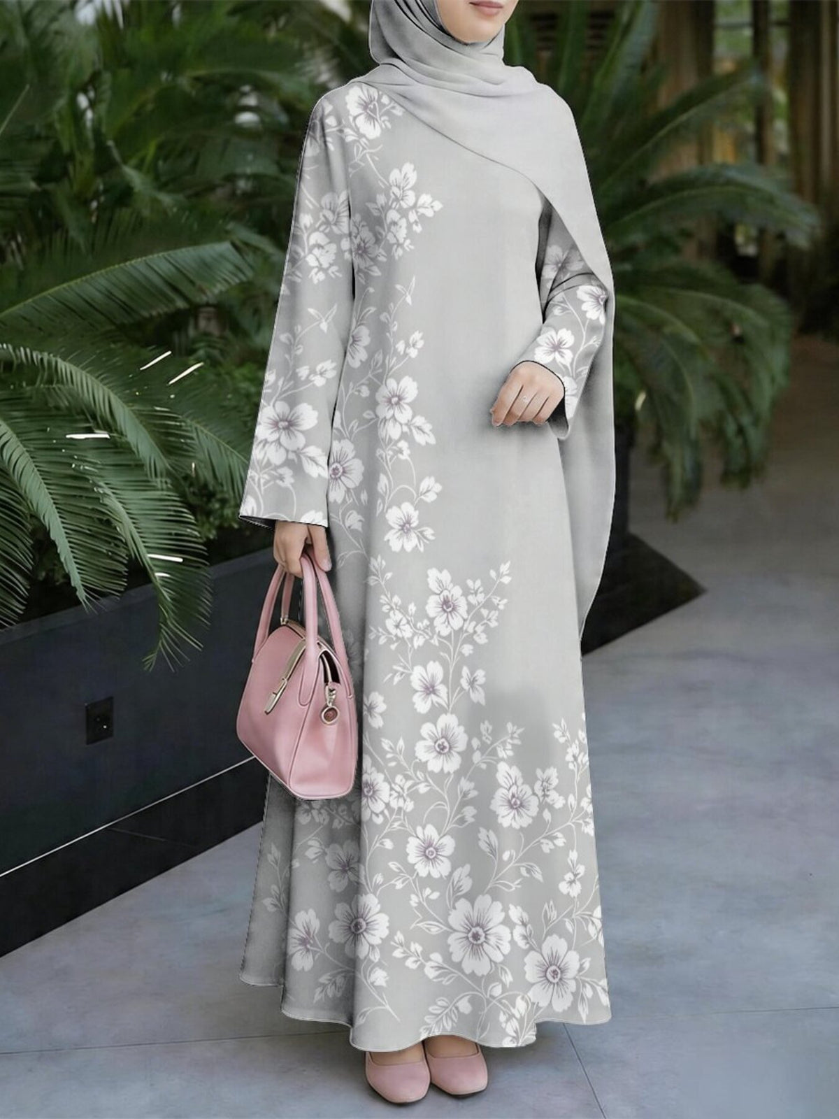 New 2026 Special Collection, Muslim Robe Style, Muslim Women'S Long Dress, Middle Eastern Traditional Cultural Costume, Suitable for Malaysian Women'S Wear, Middle Eastern Women'S Fashion Retro Artistic Style - Mixed colors