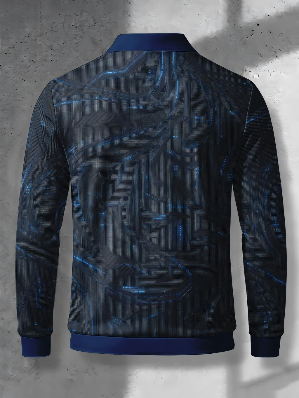 Men's Long Sleeve Polo Shirt, Contrast Color Lapel with Three-Button Collar, American Vintage Loose Fit Long Sleeve T-Shirt, Versatile Apparel for Spring/Autumn Daily Commuting, Outings, and Golf, Available in Multiple Sizes for Everyday Casual - Mixed colors