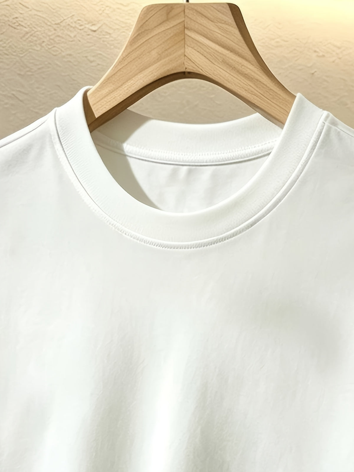 Men'S White And Black Color-Block Round Neck Short Sleeve T-Shirt, Men'S Summer Easy Casual Top, Daily Commute Outdoor Leisure Wear, Men'S T-Shirt - White