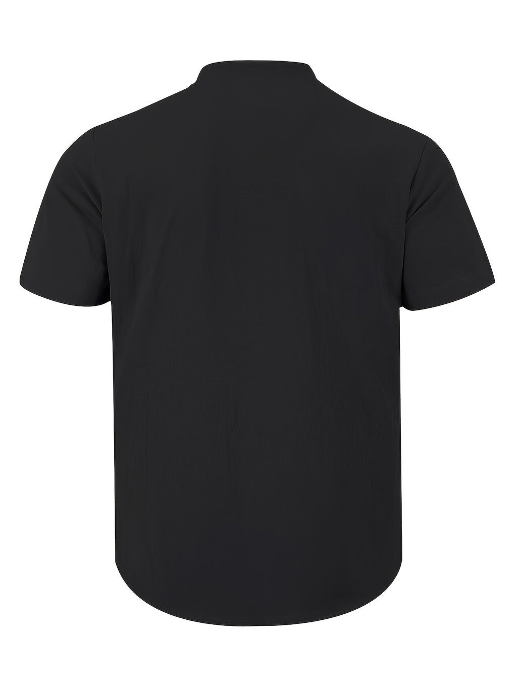 3pcs Set Men's All-cotton Polo Shirt, Men's Solid Color Loose-fit Casual -textured Workwear V-neck Pocket Henley Shirt with Short Sleeves, Suitable for the Beach, Casual Daily Wear, Commuting, Etc. - Blue + White+ Black
