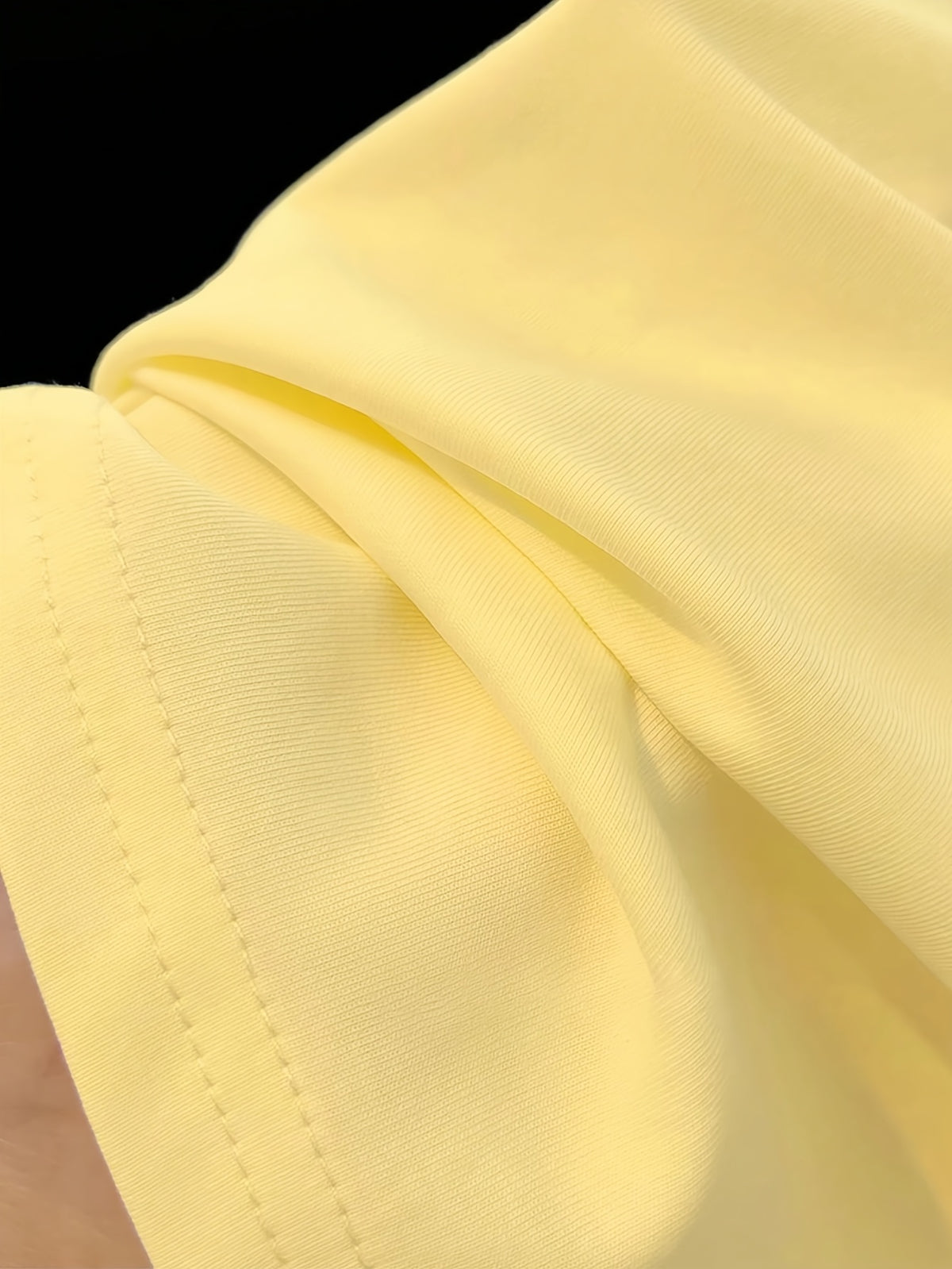 Women'S Fashion Embroidered Decorative Casual Shorts - Yellow