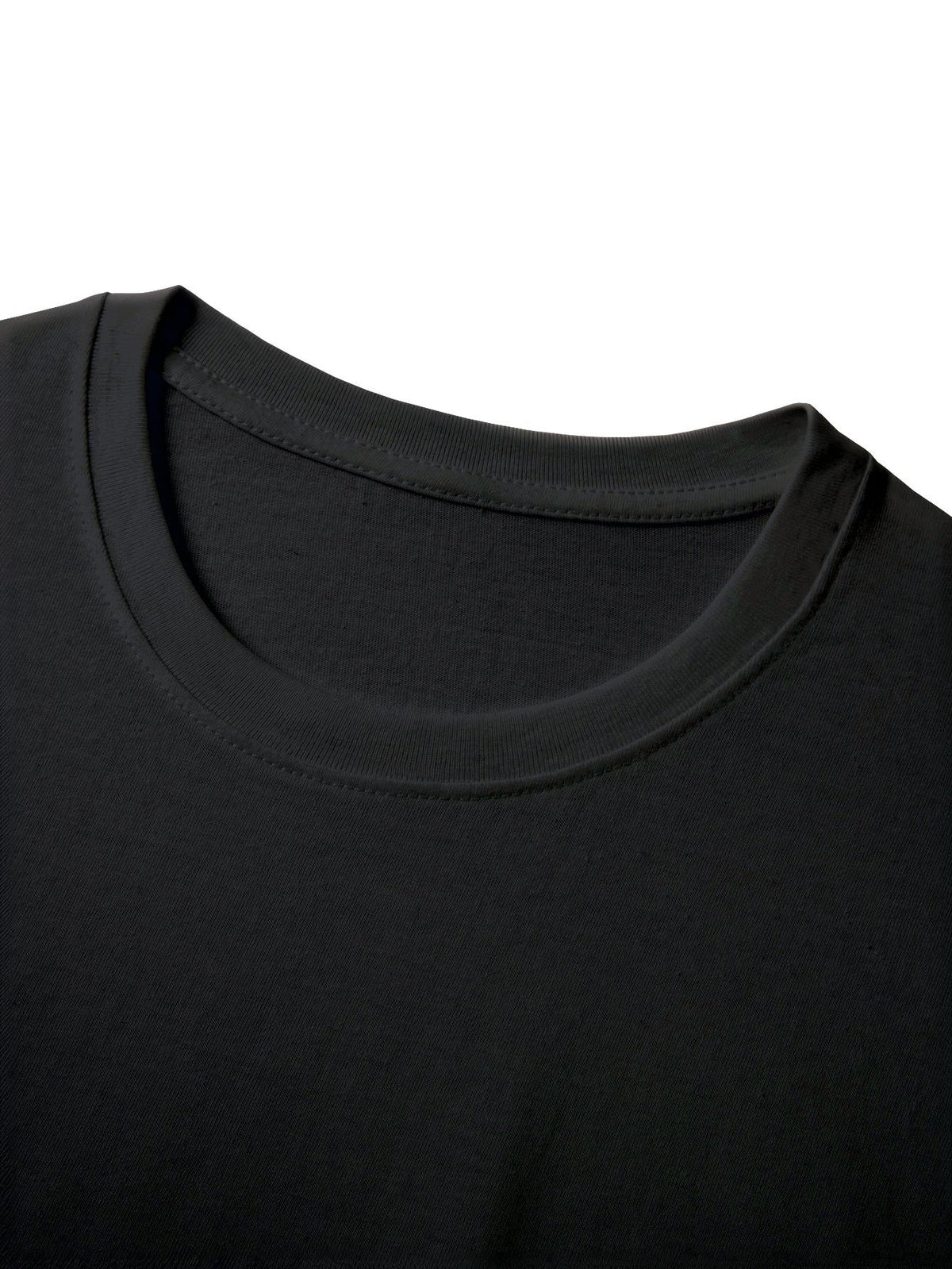 100% Cotton Men's T-Shirt, Summer Short Sleeve Thin Top, Trendy Fashionable Slim Fit, Simple and Casual, Versatile for Daily Wear, Artistic Brushstroke English Print with  Slogan Pattern - Black