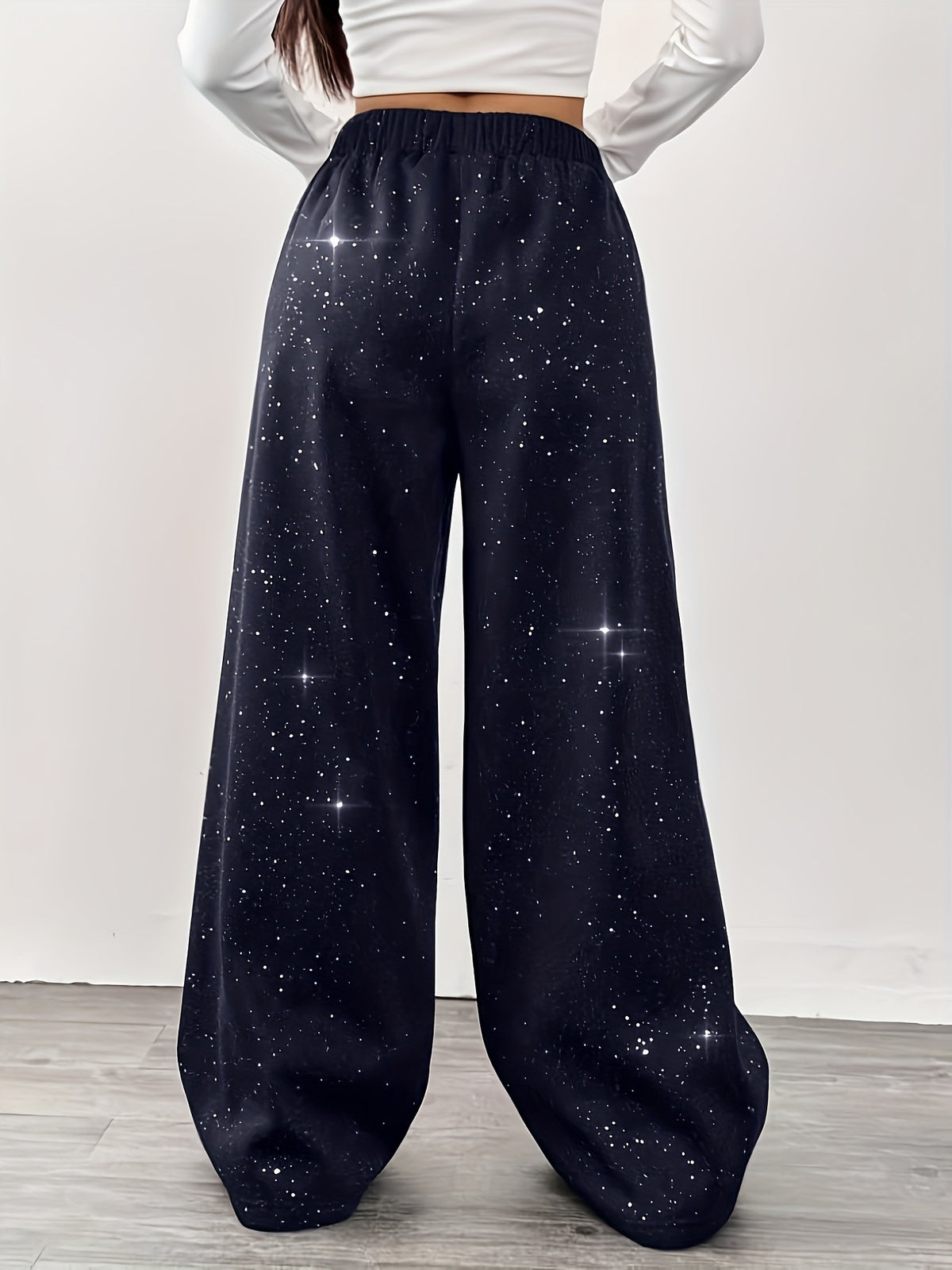 Women'S Fashion Casual Trousers - Navy Color