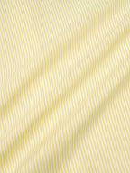 Versatile Basic Spring/Autumn Lightweight Niche Embroidered Patch Print Long Sleeve Thin Striped Loose Fit Multi-Color Casual Shirt - Yellow02