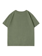 100% Men'S Summer Casual T-Shirt, Loose Fit - Matcha Green