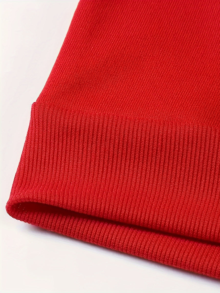 Men's Casual Versatile Hooded Sweatshirt, Fashionable and Trendy Fitness Graphic Print, Outerwear for Outdoor and Home Wear, Men's Casual Pullover Hooded Sweatshirt - Red