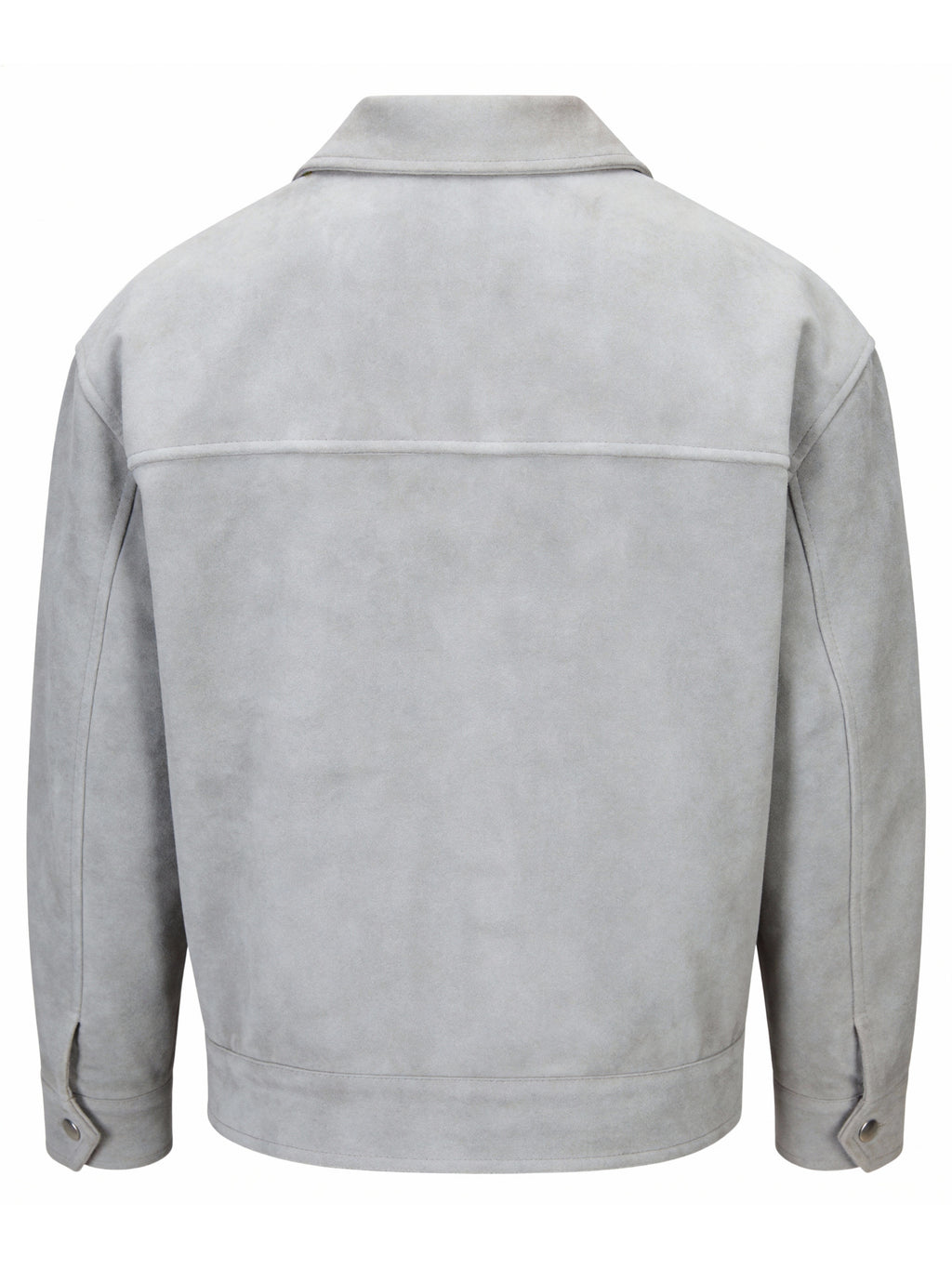 2026 Spring/Autumn New European and American Men's Lapel Jacket, Daily Fashion Commuting Party Date Coat, Workwear Style, Simple Outdoor Sports - Light Grey