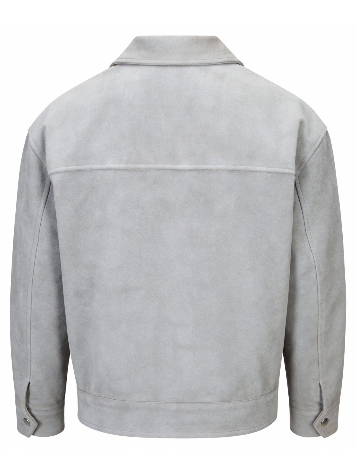 2026 Spring/Autumn New European and American Men's Lapel Jacket, Daily Fashion Commuting Party Date Coat, Workwear Style, Simple Outdoor Sports - Light Grey