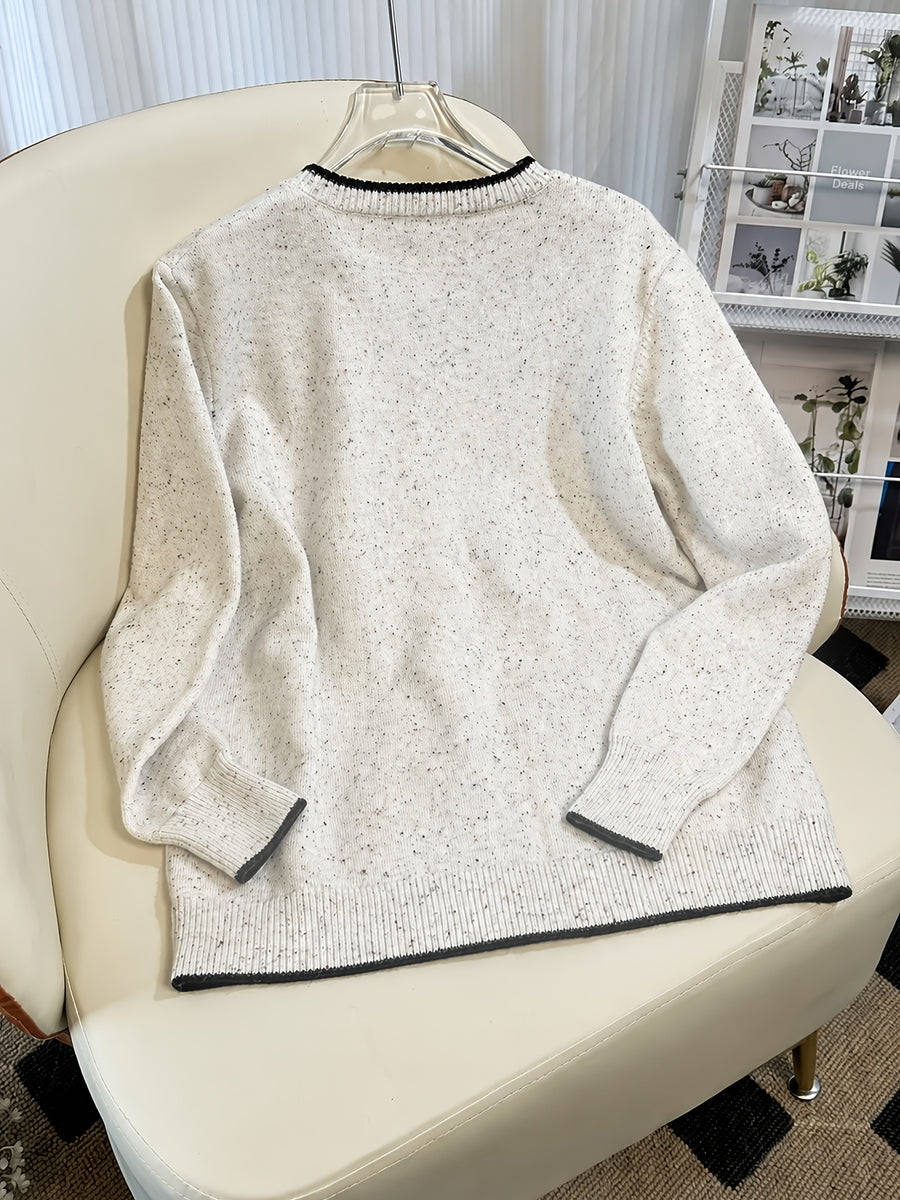Women's Casual Colorful Button-front Cardigan with Soft Long Sleeves, Round Neck, Light-weight Fashion Candy-colored Dot Pattern, Casual and Elegant Garment | Stretch Fabric Cardigan Suitable for Casual Attire - Mixed colors