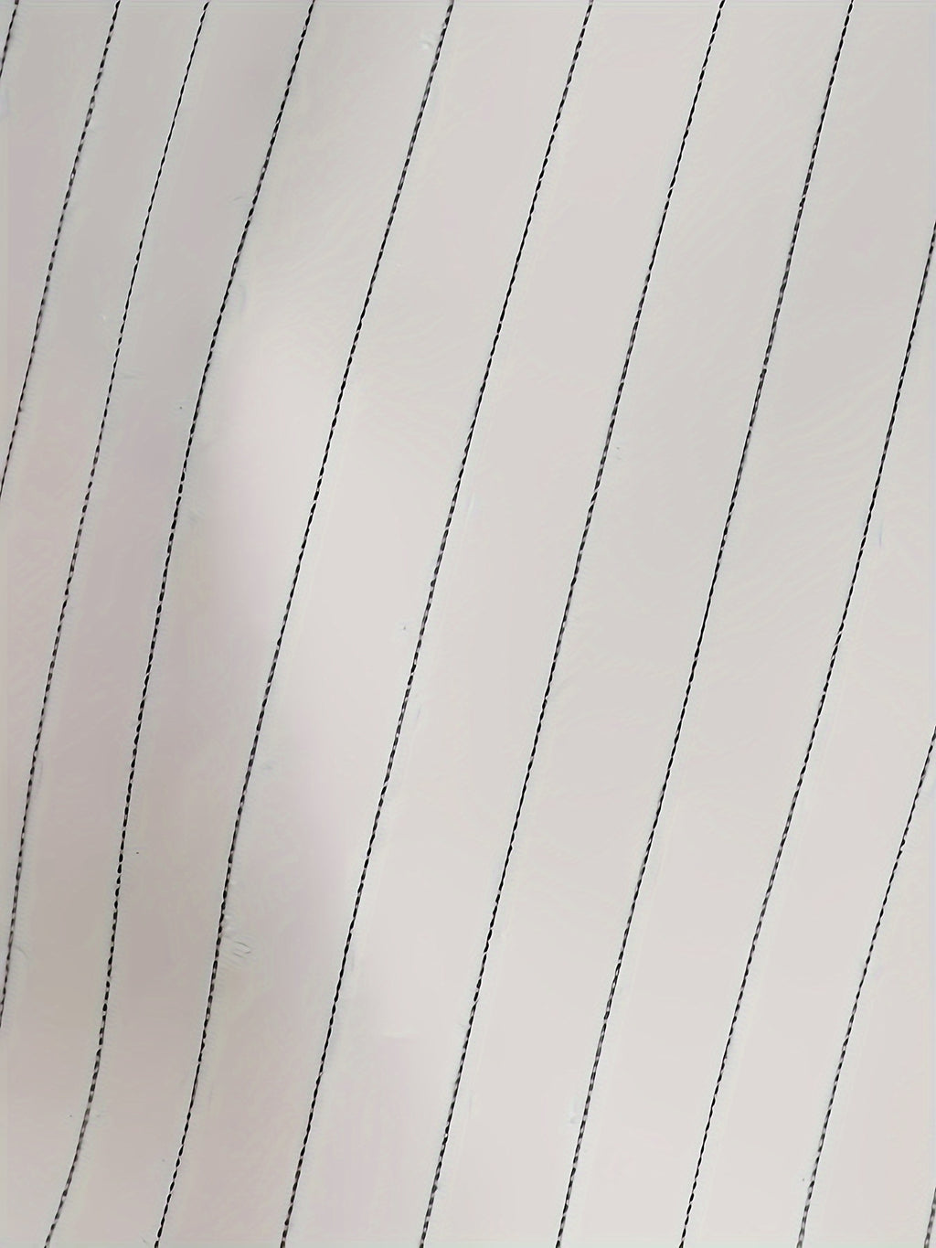 Men's Summer Striped Short-Sleeve Shirt, Loose Fit, Thin Spring/Autumn Casual Premium Shirt, Read-to-Wear Wrinkle-Free 2024 Short Top - White