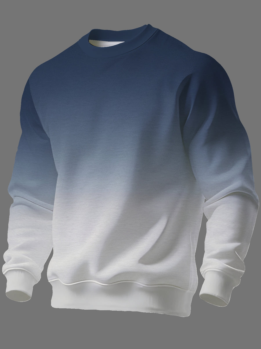 Round Neck Sweatshirt Trendy Brand Hot Style Men'S Long Sleeve 2026 Autumn Winter Men'S Round Neck Sweatshirt, All Seasons, Teens, Casual, Slim Fit, Short Sleeve, High Waist, Cropped, Floral, Crew Neck, Daily, Comfortable, Pocket, Fashion - Mixed colors