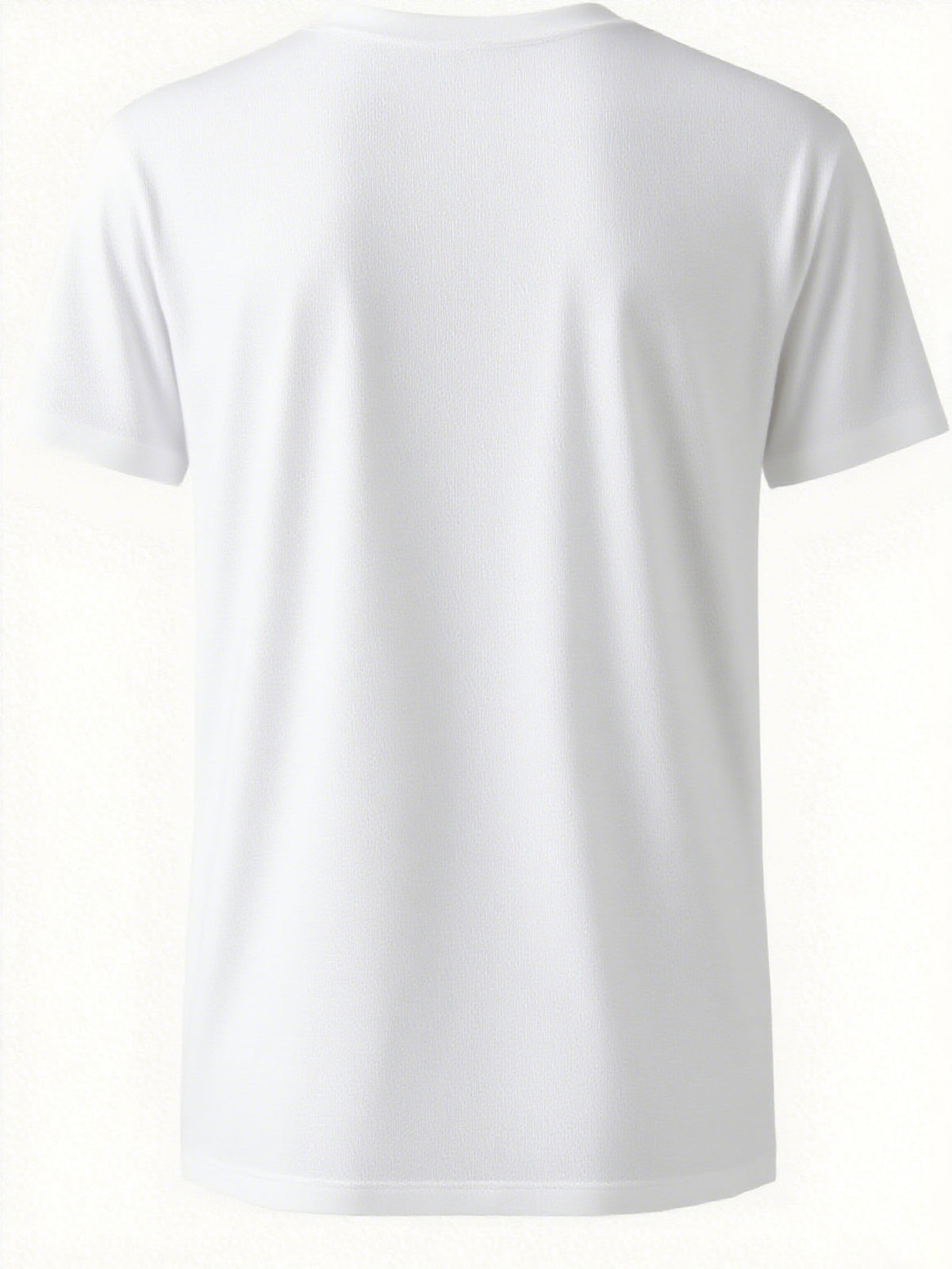 2026 Latest Casual T-Shirt for Men, Featuring a Easy Geometric Pattern And Short Sleeves. It Is Comfortable And Versatile to Wear, with a Design That Combines Vertical Stripes And Triangular Elements - White