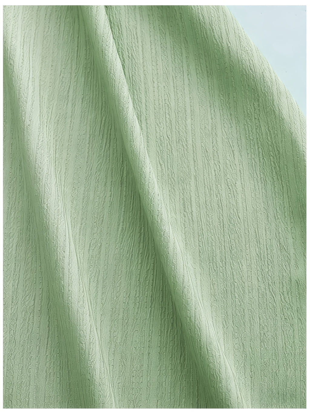 Elegant Exquisite Women'S Mint Green V-Neck Ruffle Short Sleeve Dress Waist Cinched A-Line Flared Maxi Dress Fashion Temperament Piece for Beach Vacation Wedding Party - Green