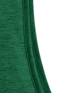 Women's Elegant Tank Top with Superman Vintage Logo Print, Soft Stretchy Round Neck Casual Vintage Style Top, Warner Bros., Suitable for Daily and Vacation Wear in Spring, Summer, and Autumn, Sizes S-XXL, Fashionable and Breathable Design - Dark Green